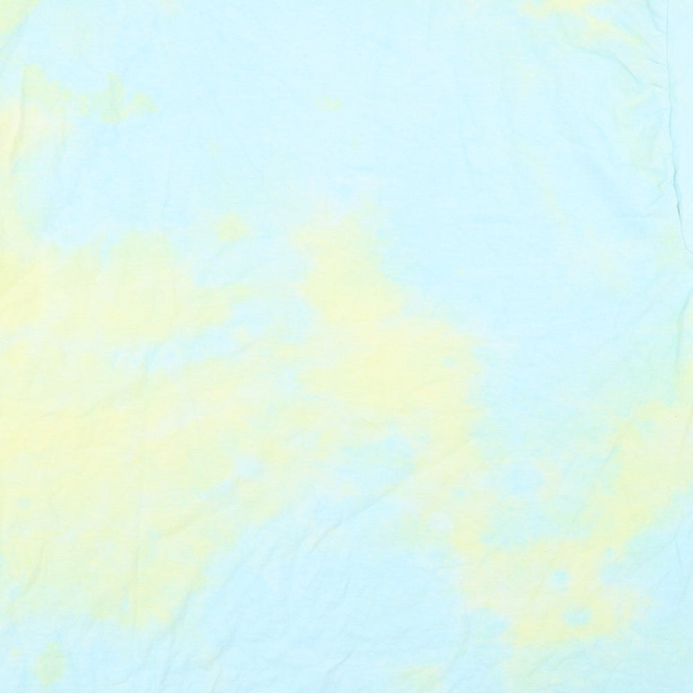 PRETTYLITTLETHING Womens Blue Basic T-Shirt Size S - Tie dye