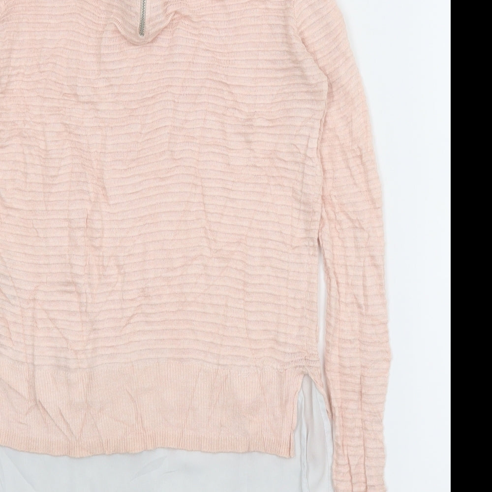 Atmosphere Womens Pink Basic Blouse Size 6