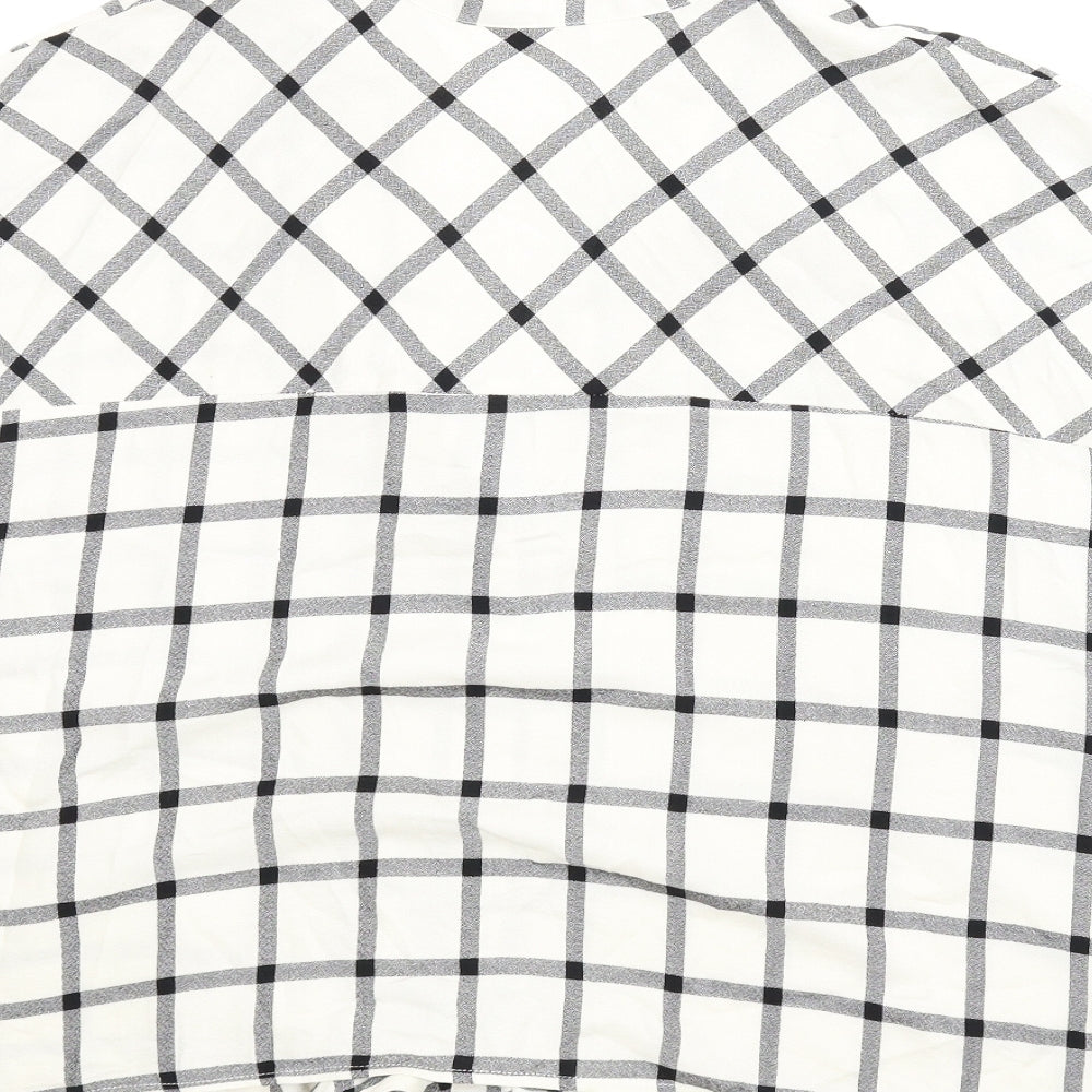 Apricot Womens Beige Check Basic Blouse Size 16