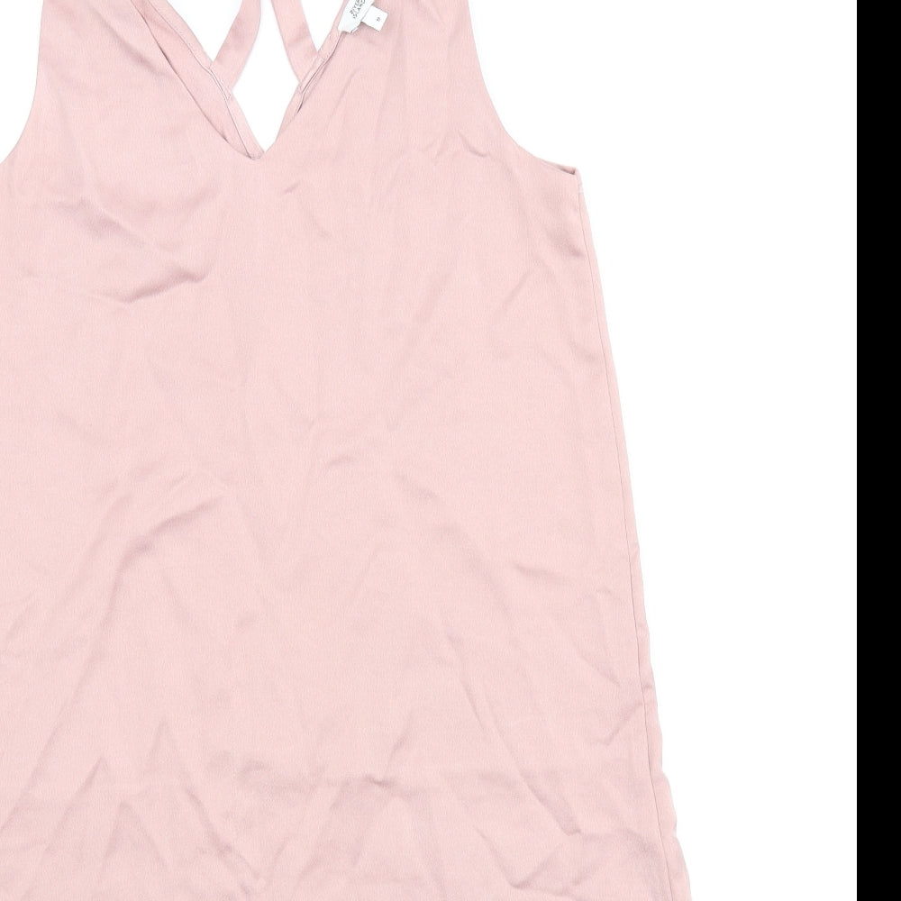 River Island Womens Pink Basic Blouse Size 8
