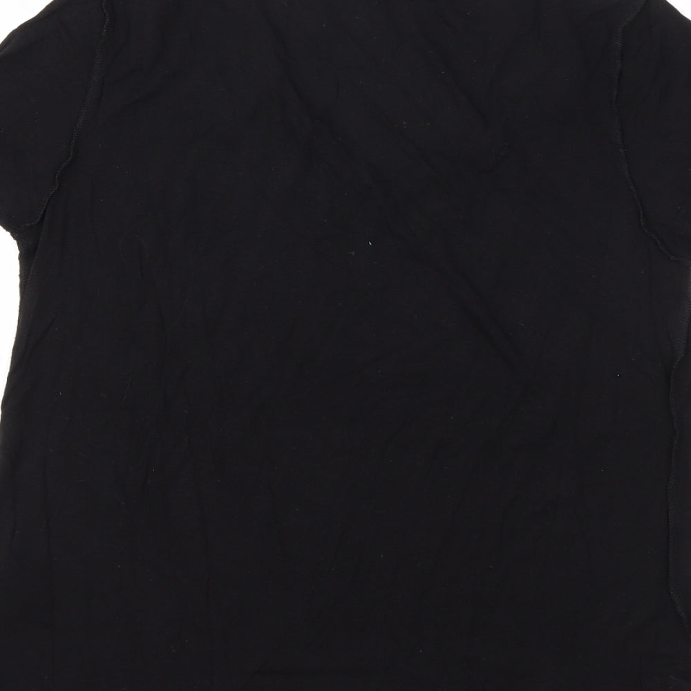 ASOS Womens Black Basic T-Shirt Size 8