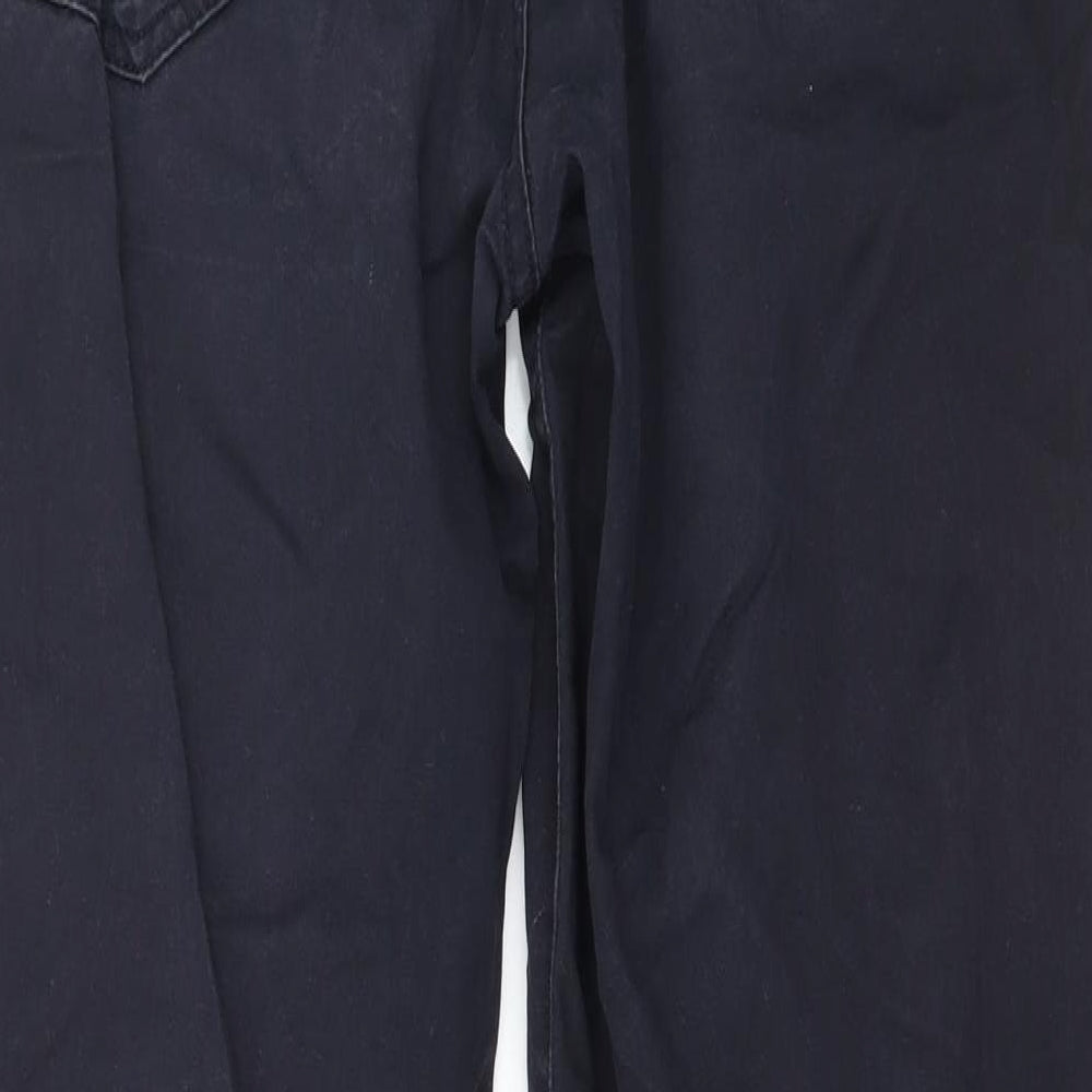Avenue Mens Black Trousers Size 32 in L28 in