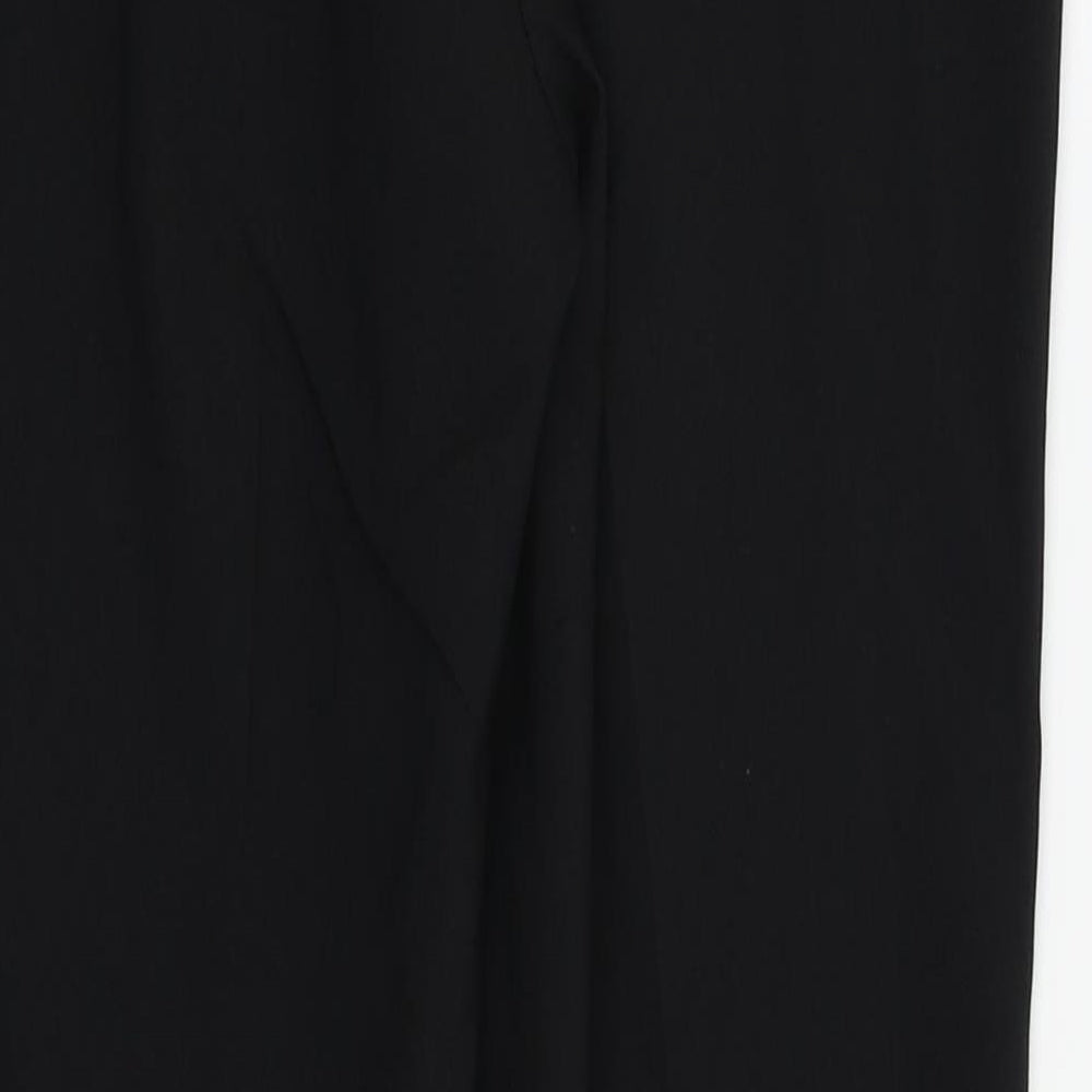 F&F Womens Black Trousers Size 6 L26.5 in