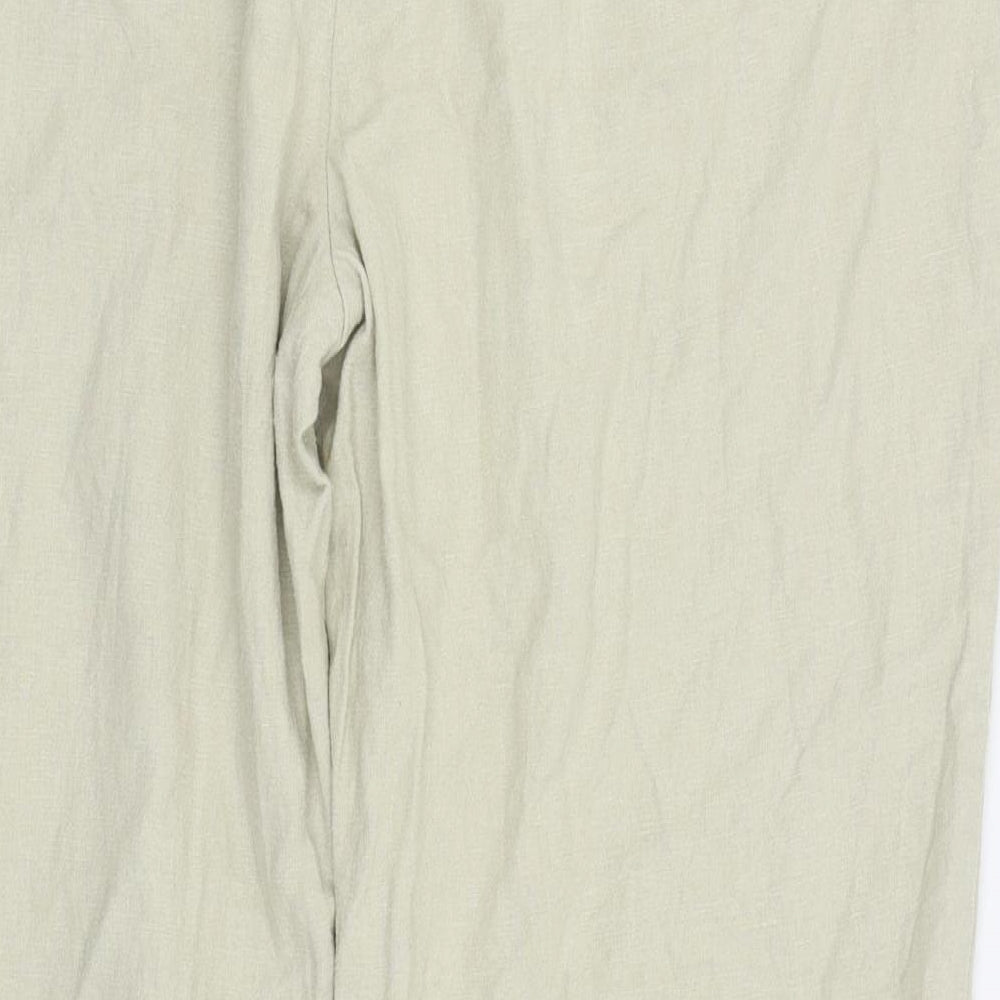 Marks & Spencer Womens Beige Trousers Size 18 L24.5 in