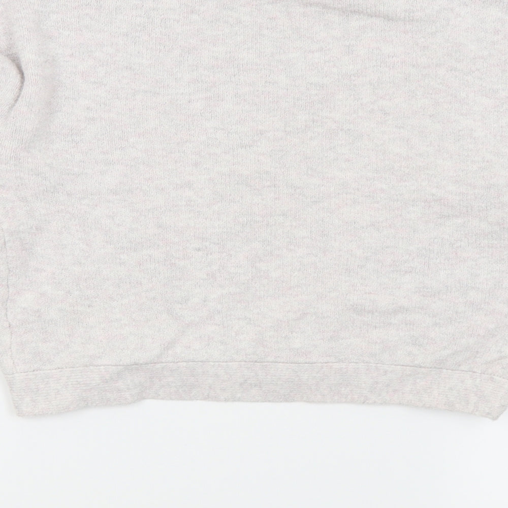 Shrinking Violet Womens White Pullover Jumper Size S