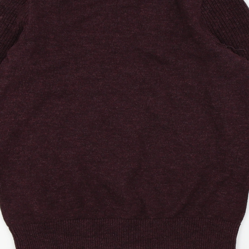 LOGG Mens Purple Pullover Jumper Size M