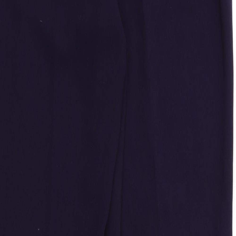 iwear Womens Blue Trousers Size 8 L32 in