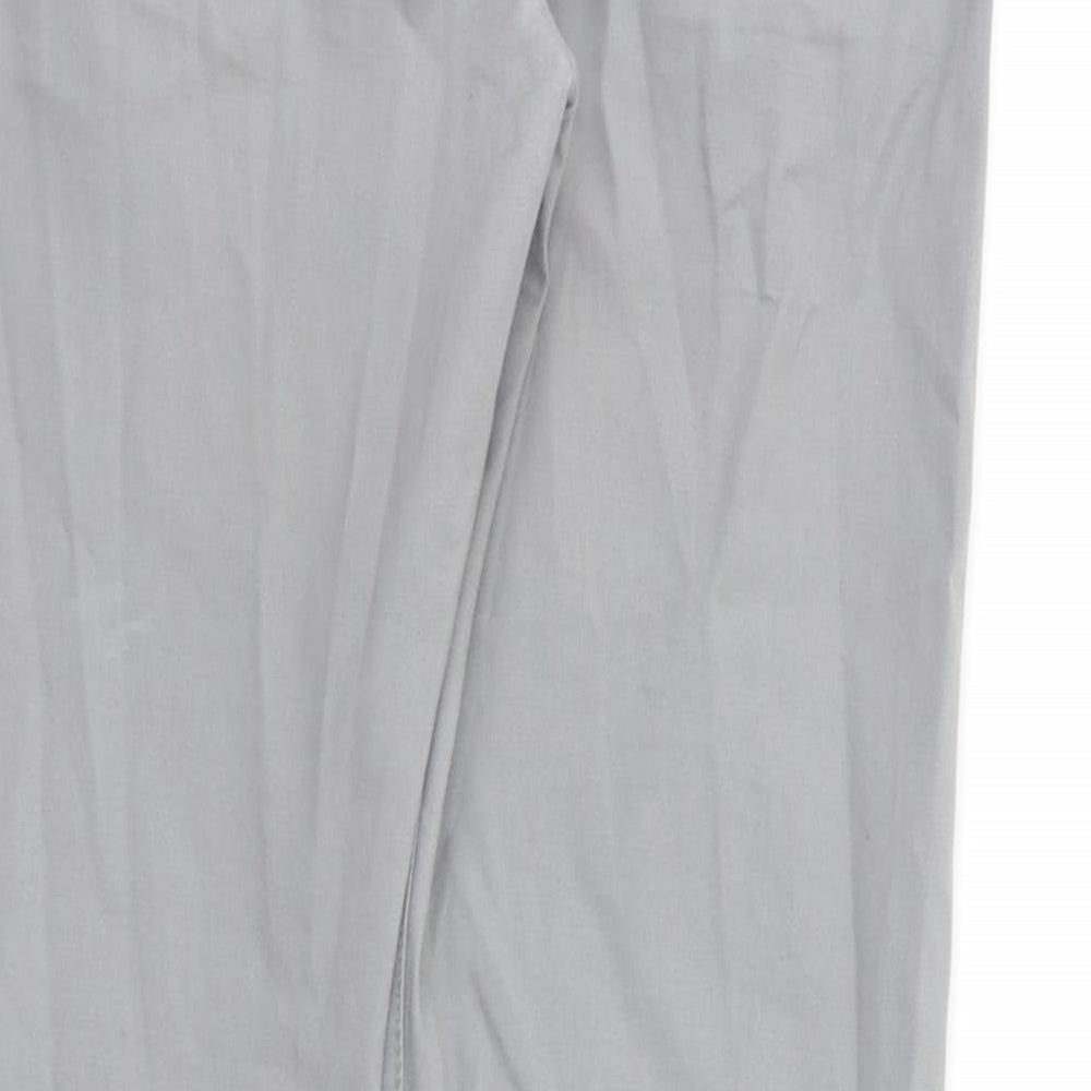 H&M Womens Grey Trousers Size 32 L32 in