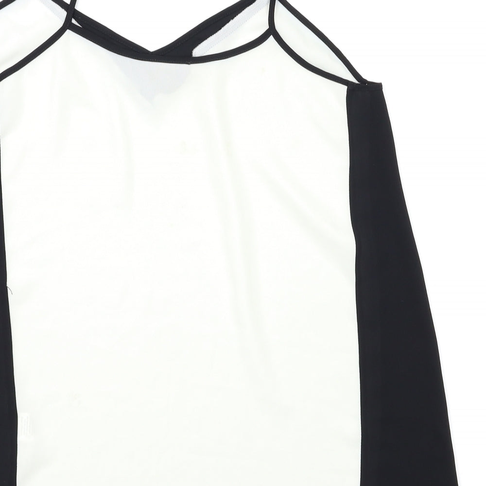 River Island Womens Black Basic T-Shirt Size 10