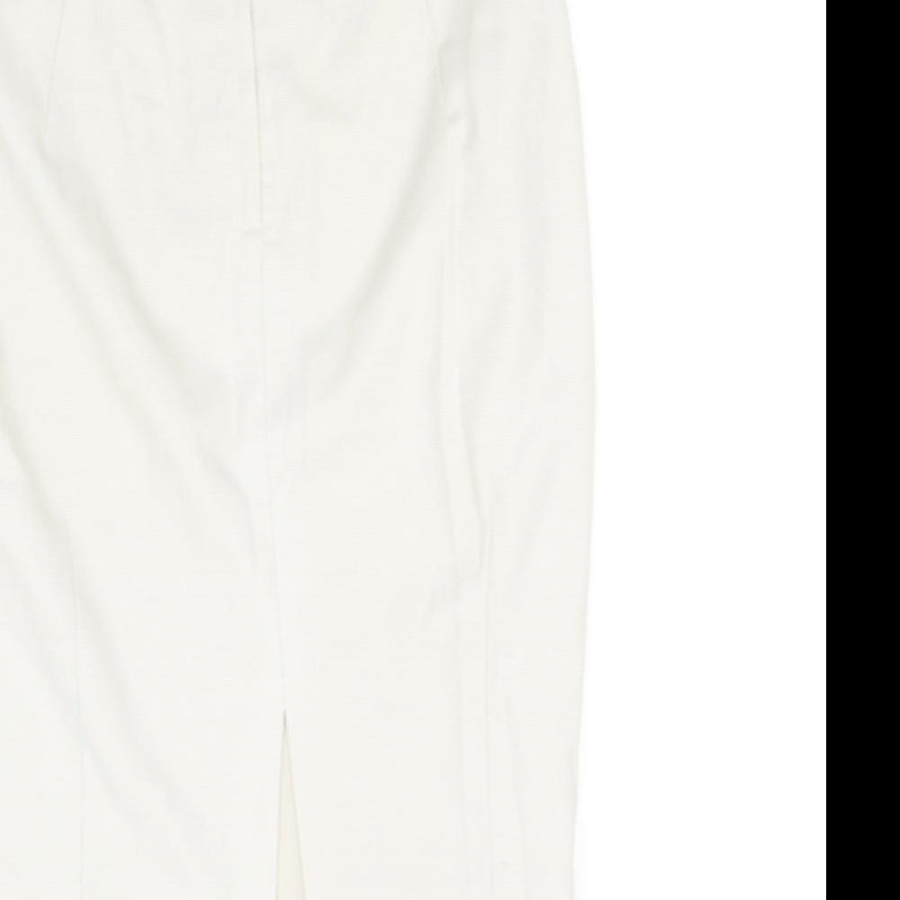 H&M Womens Beige A-Line Skirt Size 18