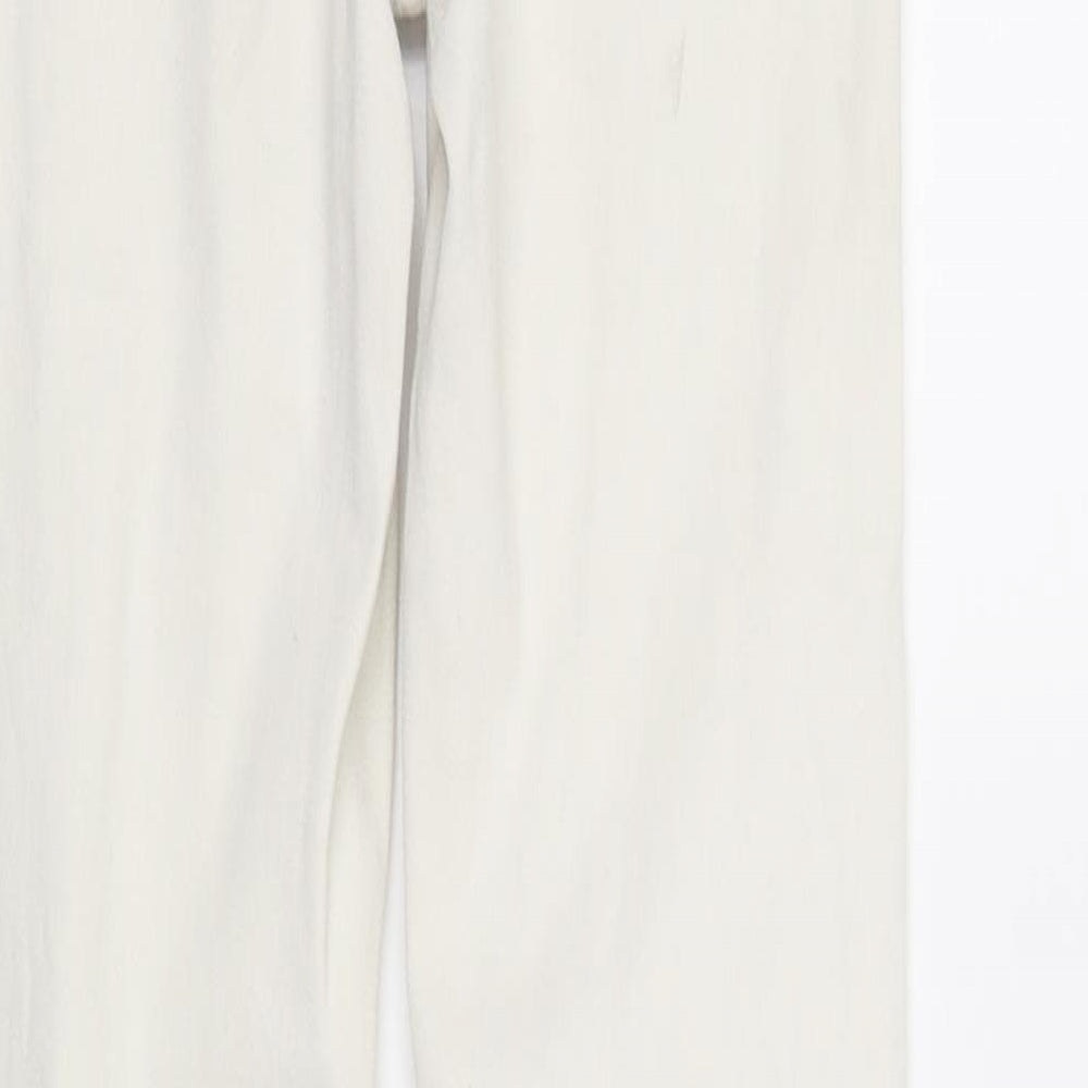 River Island Womens White Skinny Jeans Size 6 L29 in