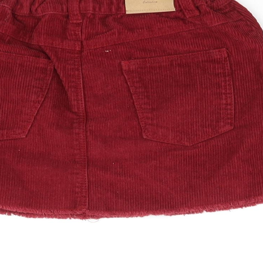 Zara Girls Red A-Line Set Size 6 Years