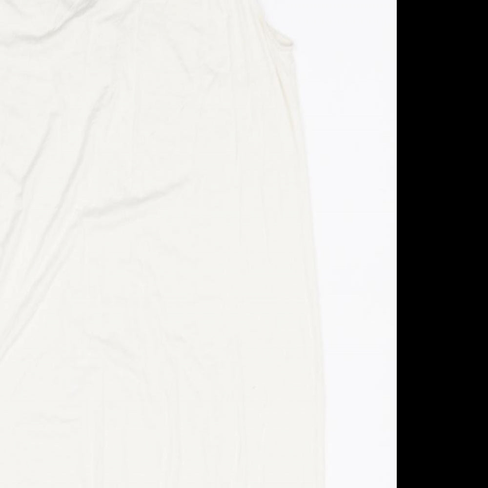 South Womens White Basic T-Shirt Size 18