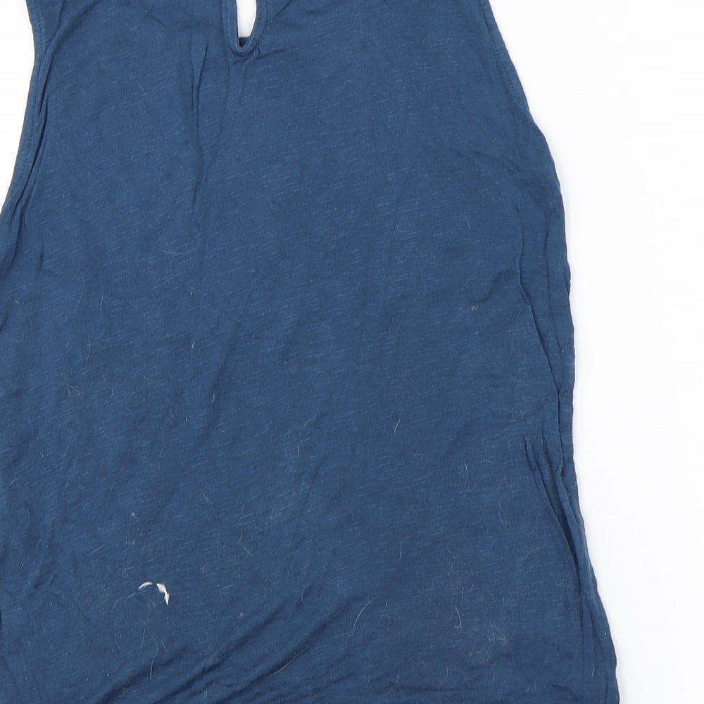 Dorothy Perkins Womens Blue Basic T-Shirt Size 8