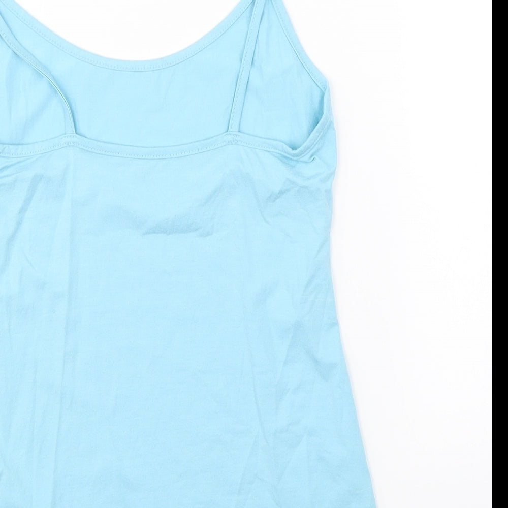 Preworn Womens Blue Basic Tank Size 12