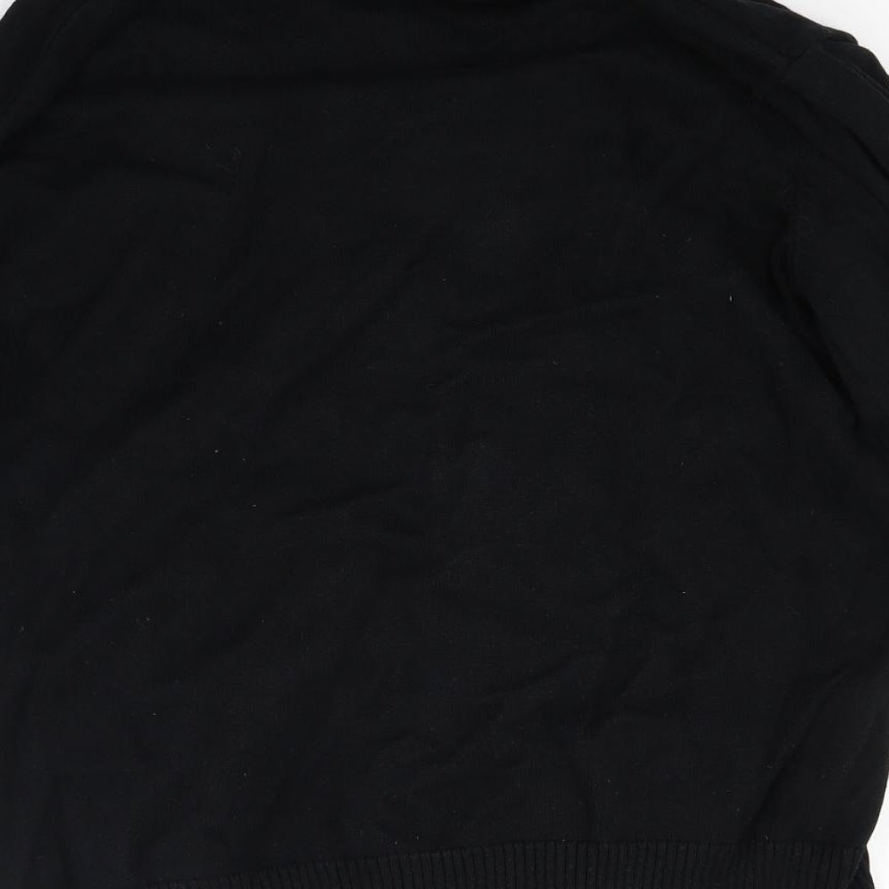 Cedarwood State Mens Black Knit Pullover Jumper Size L