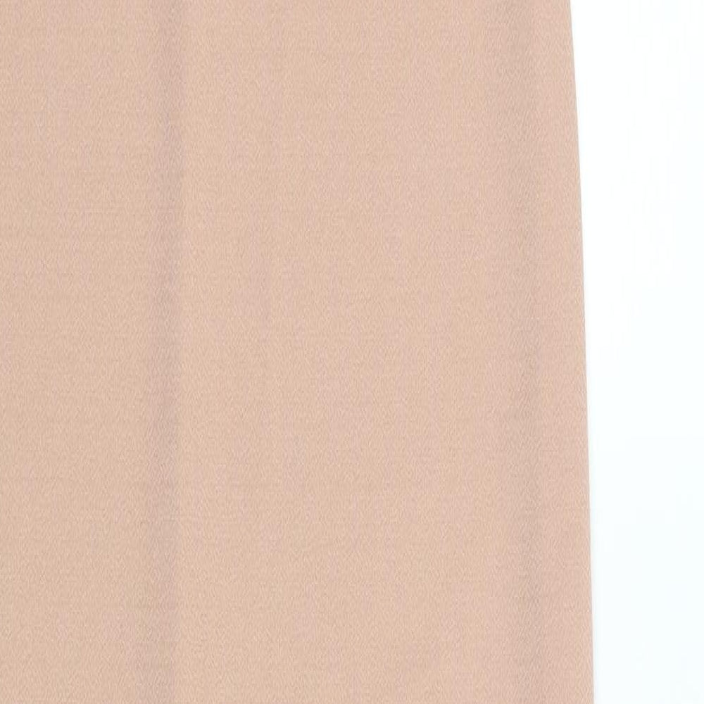 Boohoo Womens Beige Pencil Dress Size 8
