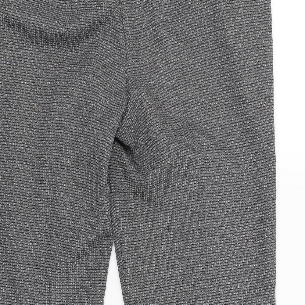 Marks and Spencer Womens Grey Trousers Size 16 L25 in