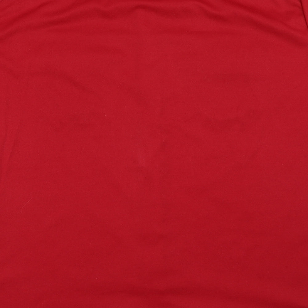 C&A Mens Red Button-Up Size S