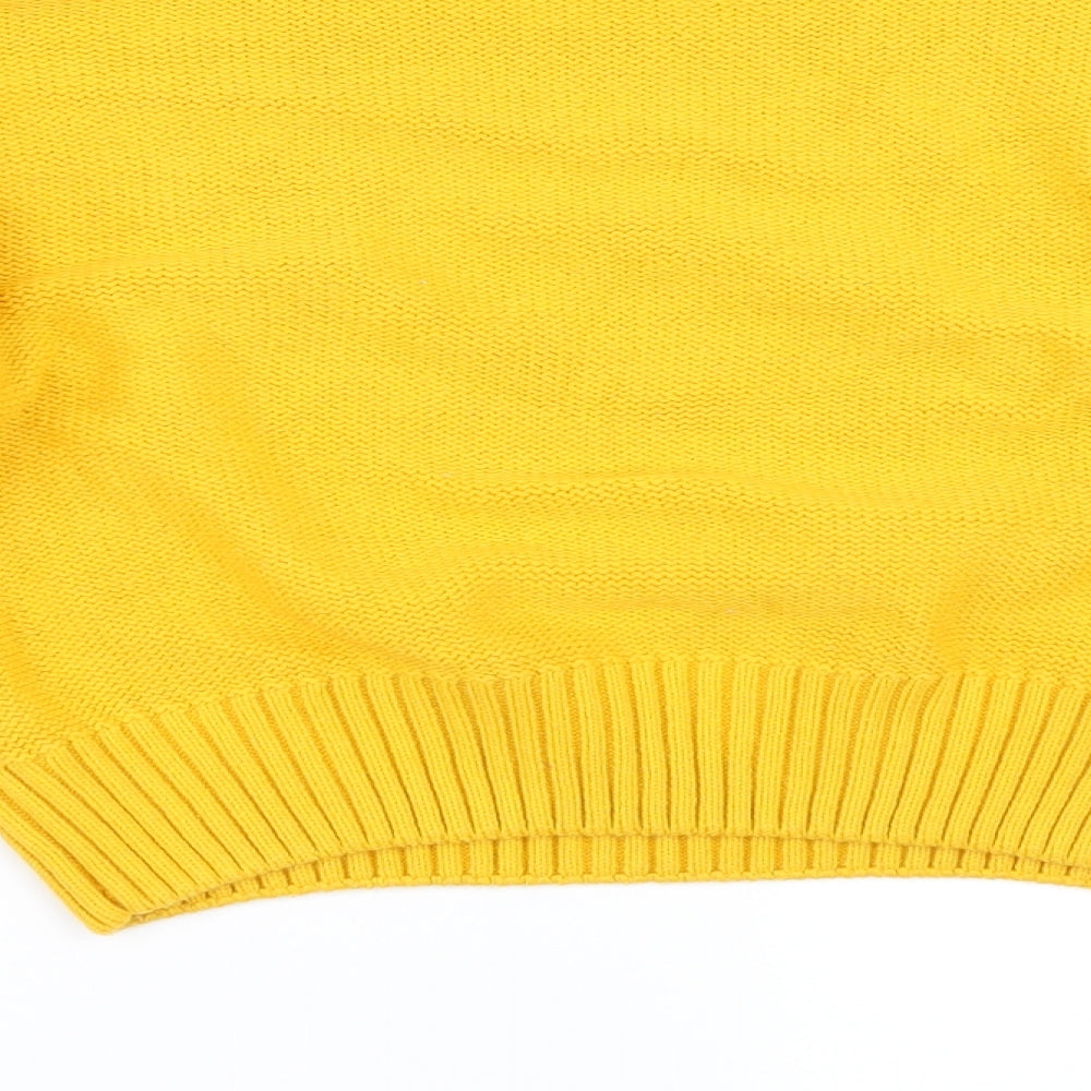 Matalan Girls Yellow Pullover Jumper Size 14 Years
