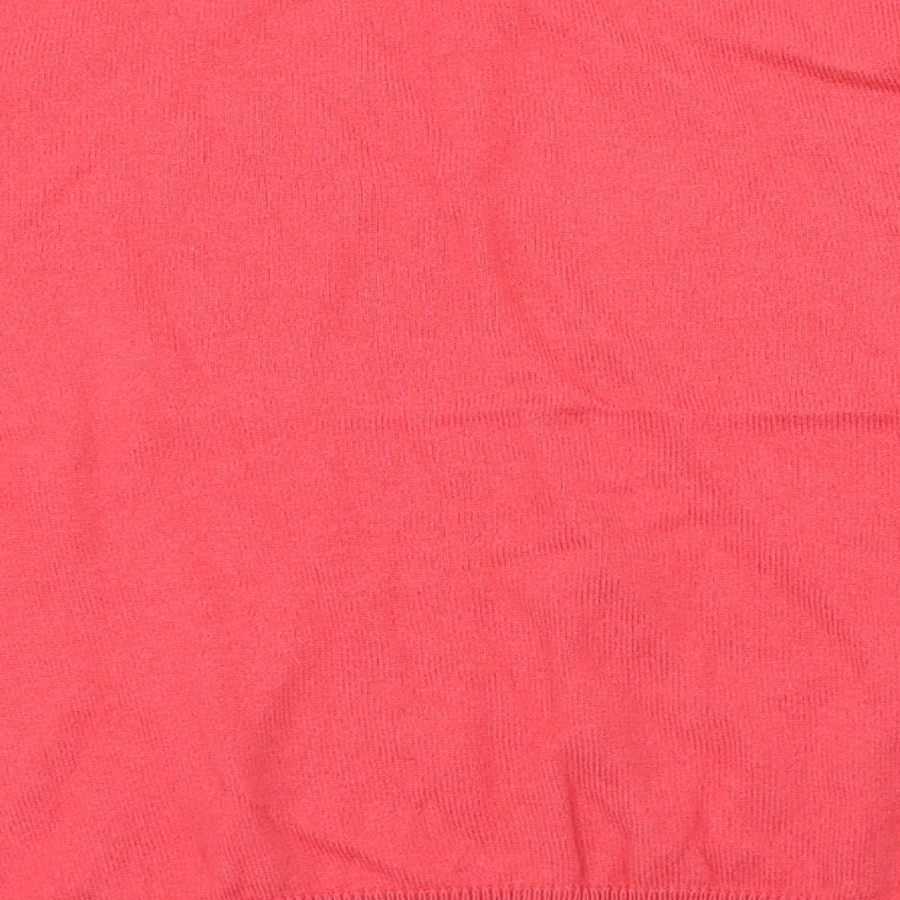 Red Herring Womens Pink Pullover Jumper Size 12