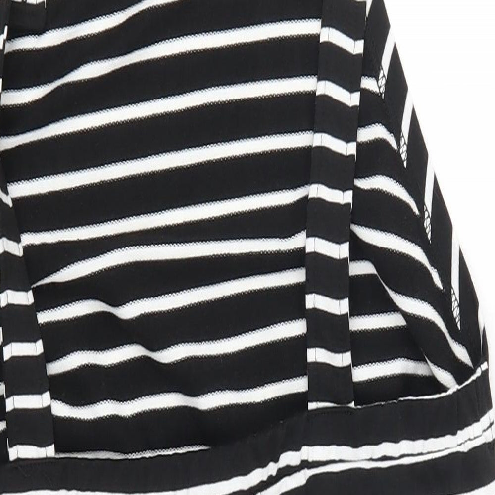 SheIn Womens Black Striped Pencil Dress Size L