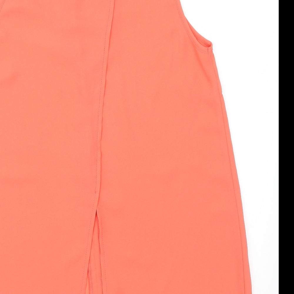 F*F Womens Pink Basic Tank Size 8