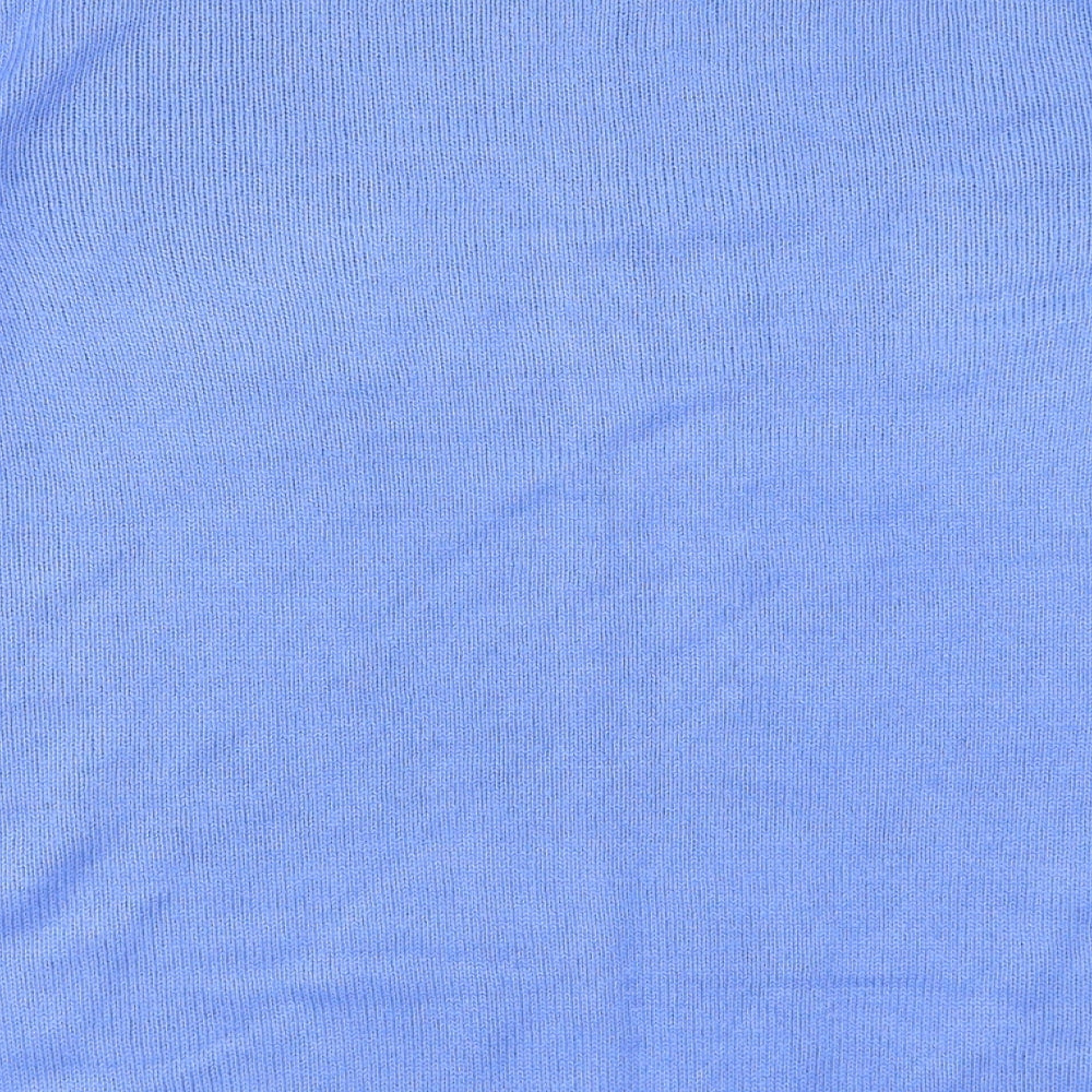 Brand and care label for EWM women’s blue jumper, size UK 22