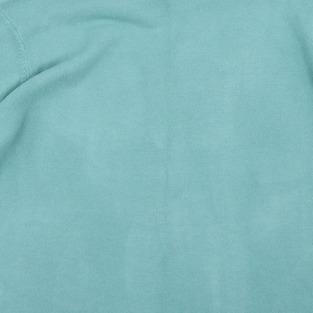 Bonmarché Womens Green Pullover Jumper Size M