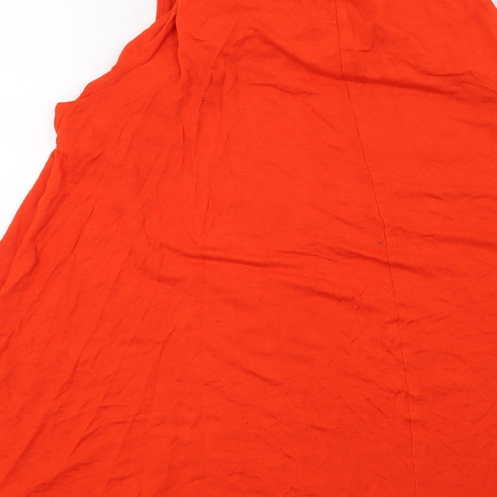 H&M Womens Red Basic Blouse Size S