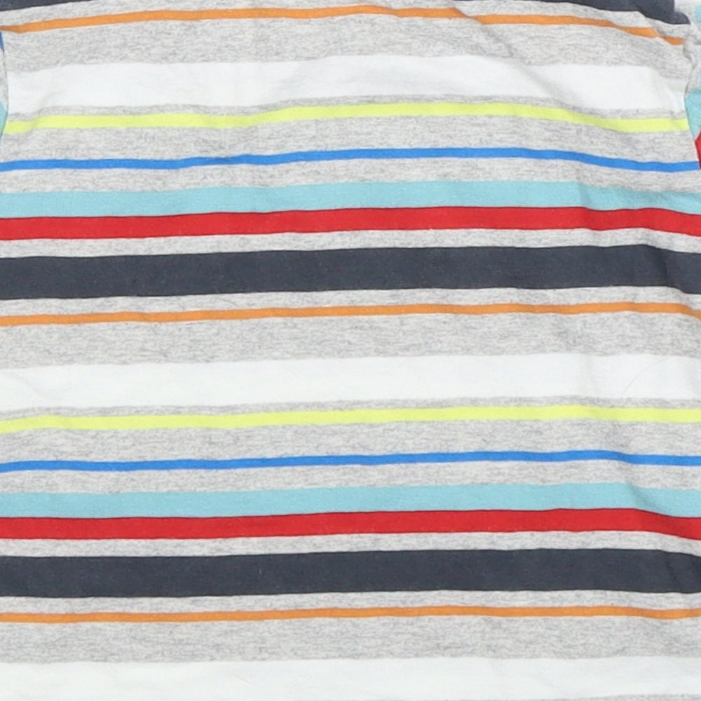 Nutmeg Baby Multicoloured Striped Basic T-Shirt Size 9-12 Months