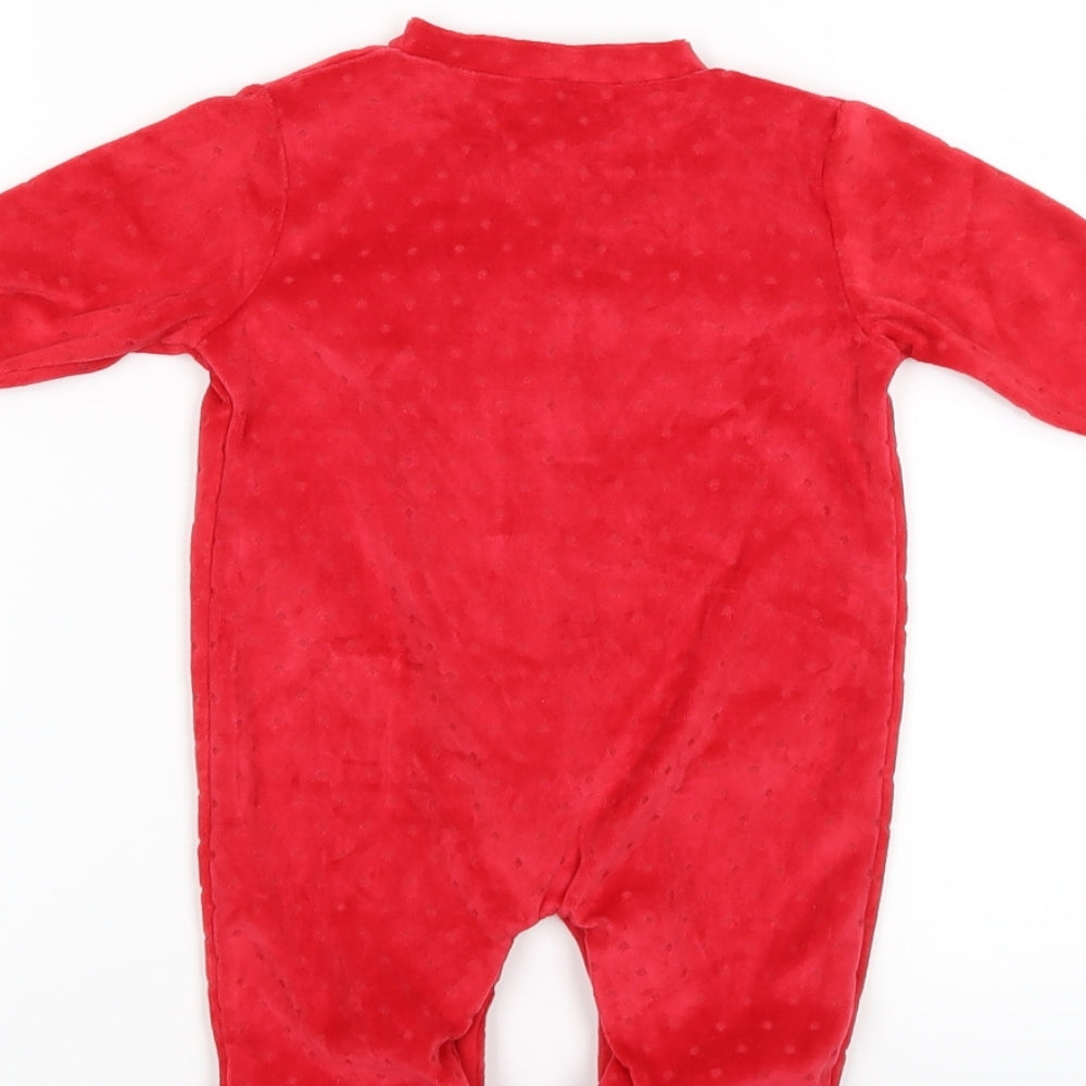 Sisney Red Babygrow One-Piece Size 0-3 Months