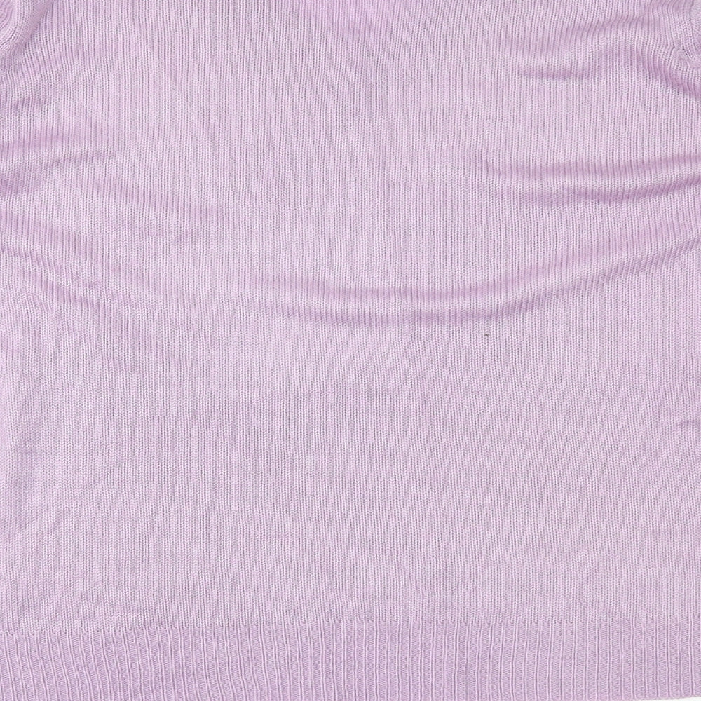 Damart Womens Purple Pullover Jumper Size 14