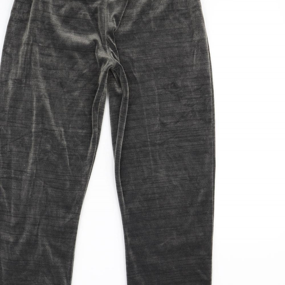 Brand and care label for Accent women’s grey trousers, size UK 12, 28-inch leg