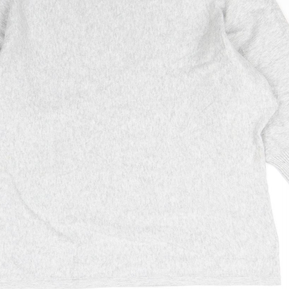 Marbel Womens Grey Pullover Jumper Size XS
