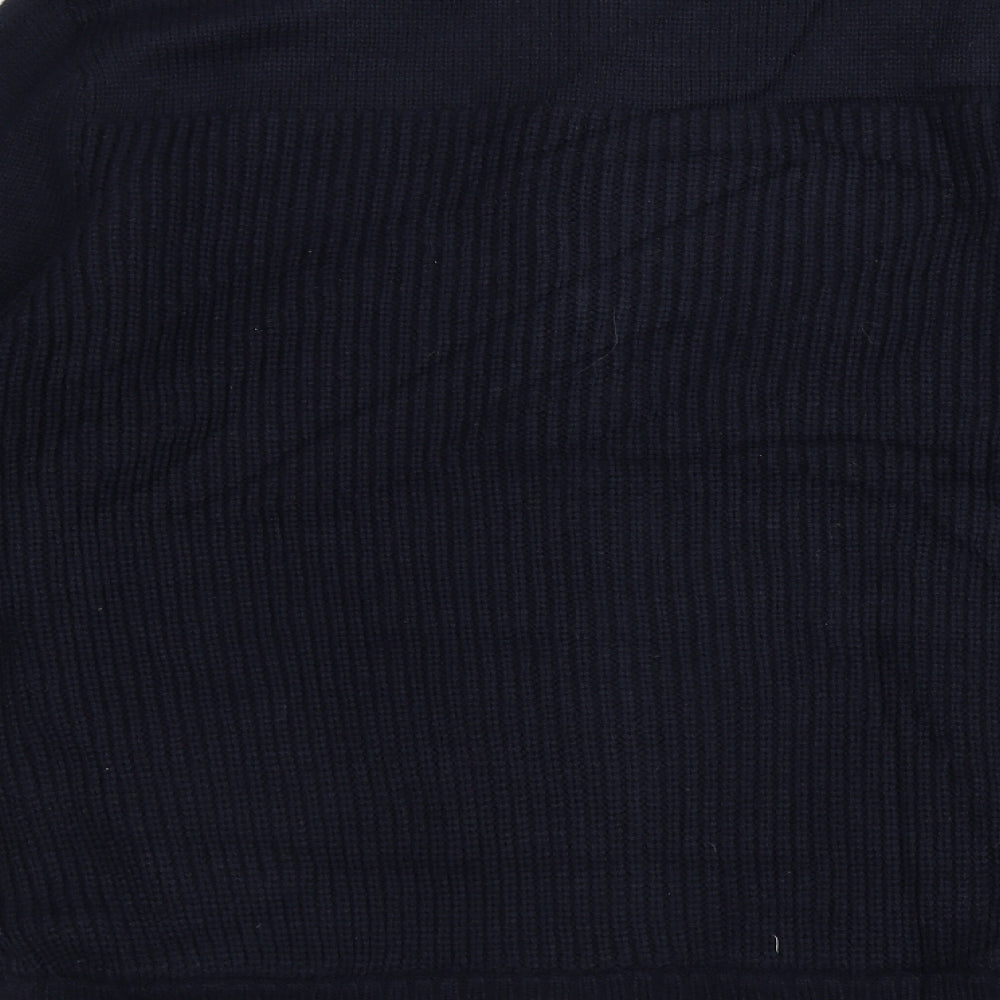 Atlantic Bay Mens Blue Knit Jacket Size M
