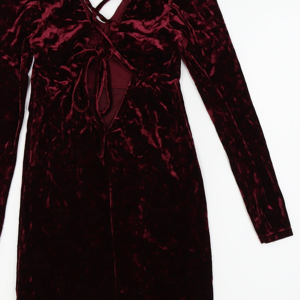 Topshop Womens Purple Bodycon Size 6
