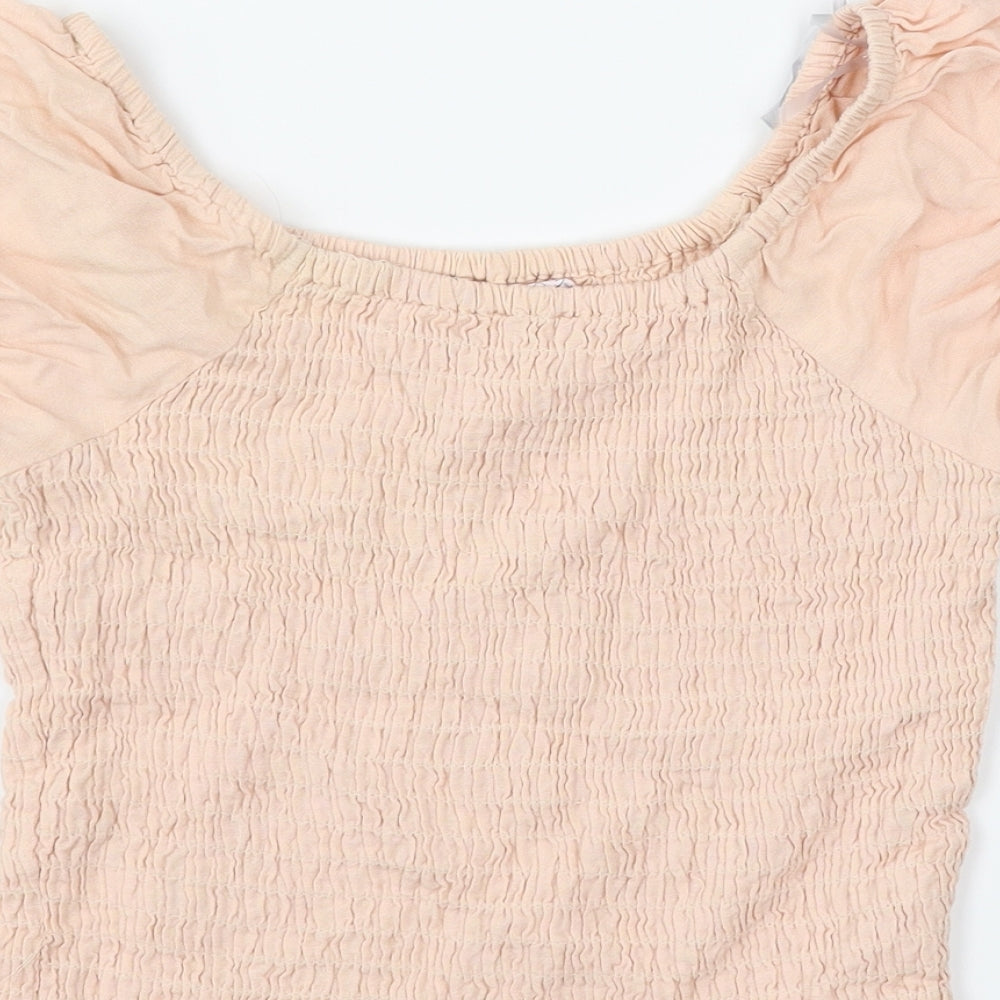 Matalan Girls Pink Basic T-Shirt Size 13 Years