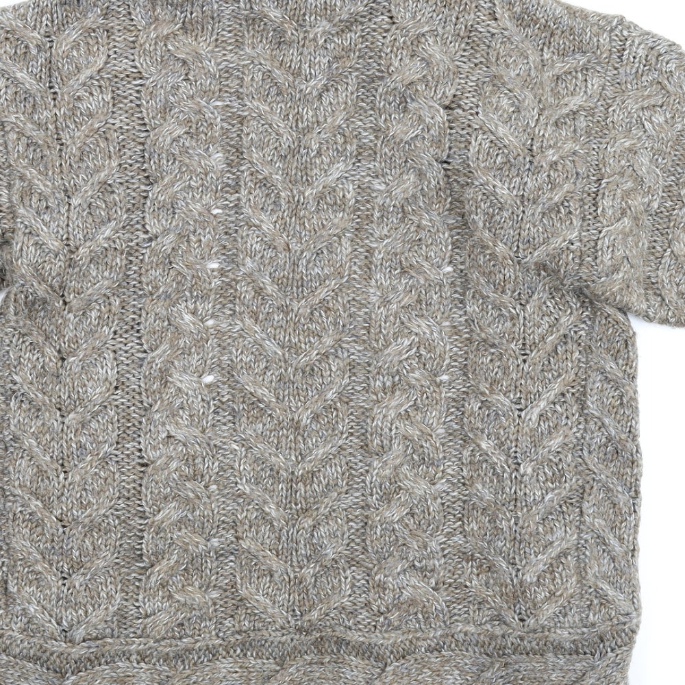 Marks & Spencer Womens Brown Cardigan Jumper Size 10