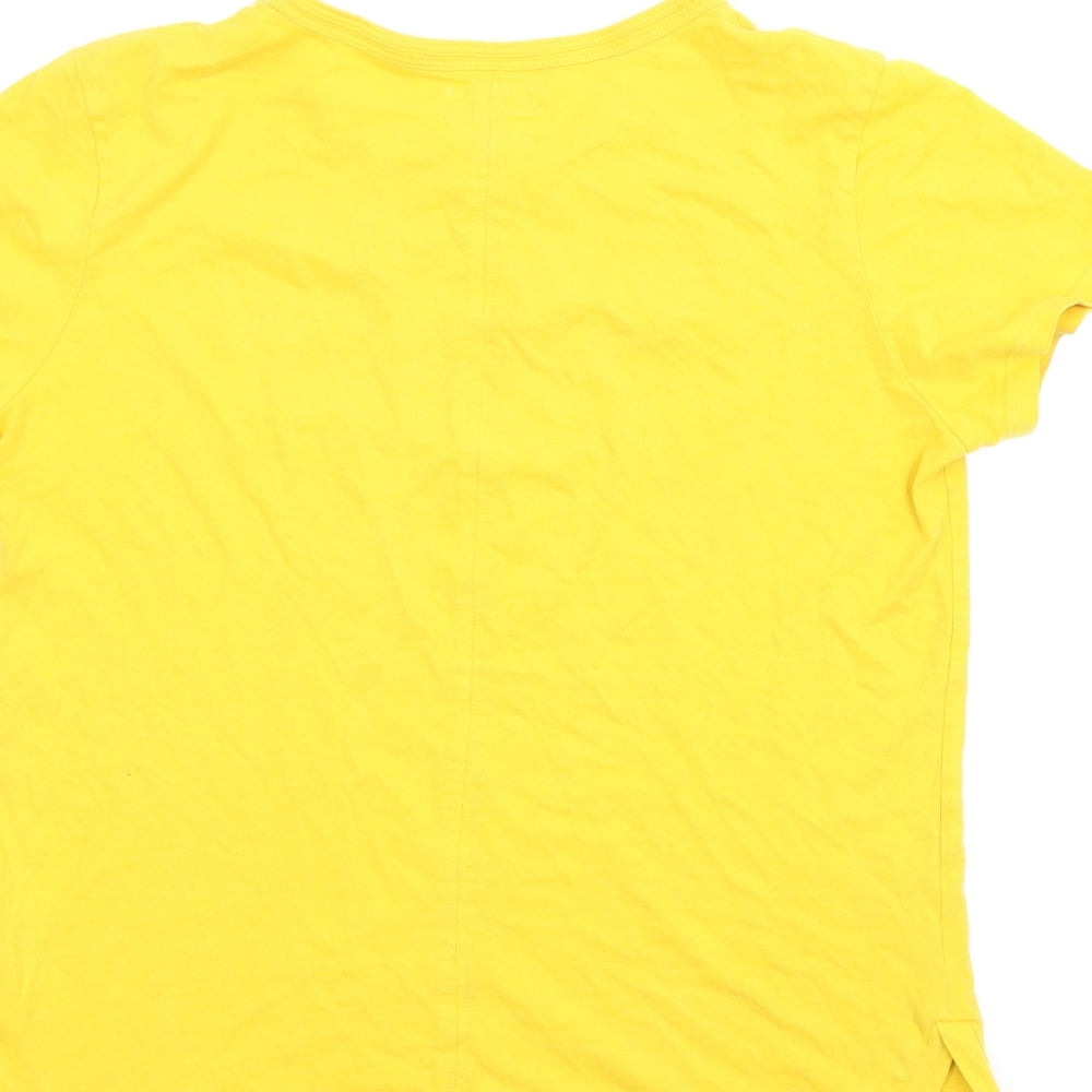 NEXT Womens Yellow Top Pyjama Top Size S