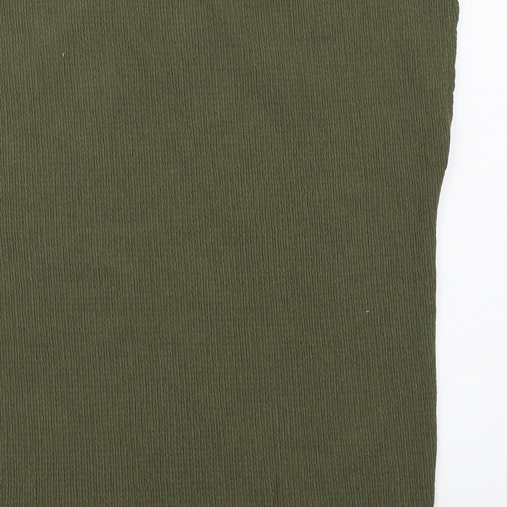 Papaya Womens Green Basic Polo Size 10