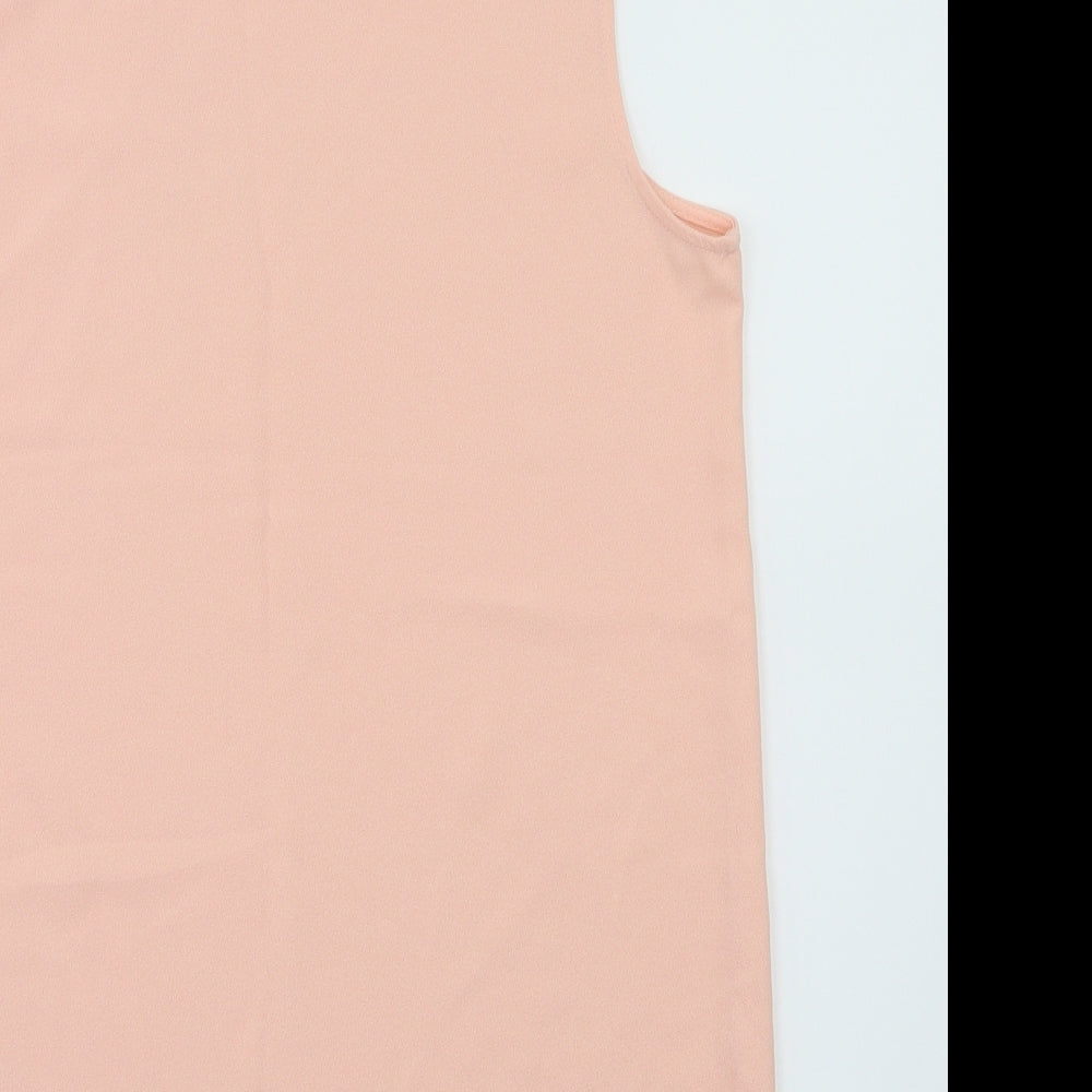 Essential Womens Pink Basic T-Shirt Size 10