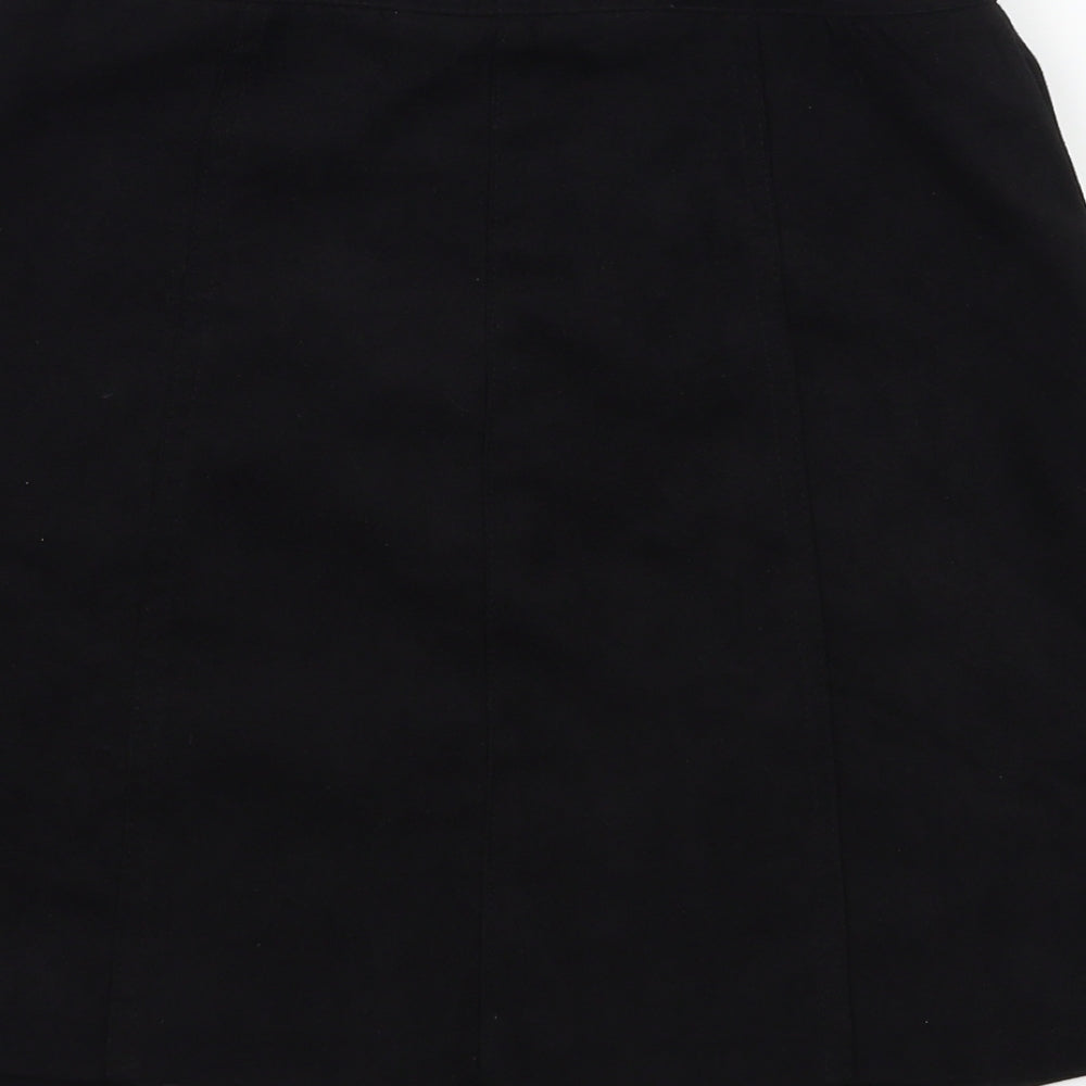 H&M Womens Black A-Line Skirt Size 8