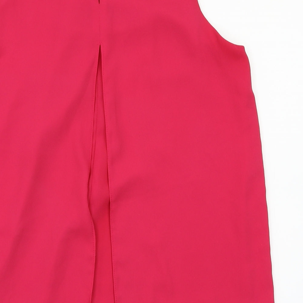 Wallis Womens Pink Basic Blouse Size 8