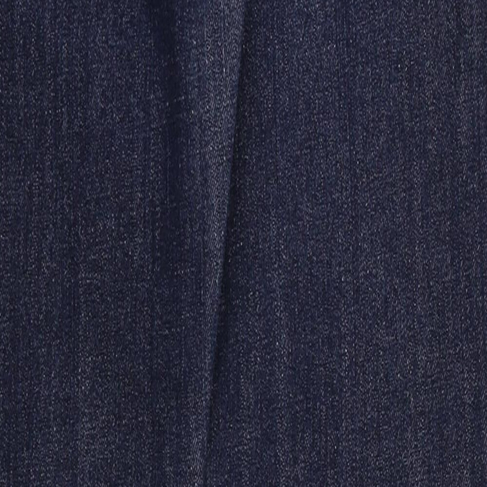 Preworn Womens Blue Straight Jeans Size 32 in L30 in