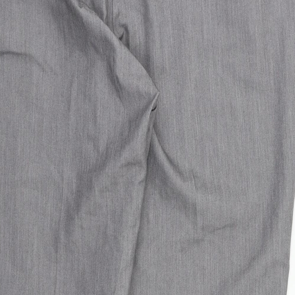 Dorothy Perkins Womens Grey Trousers Size 12 L27 in
