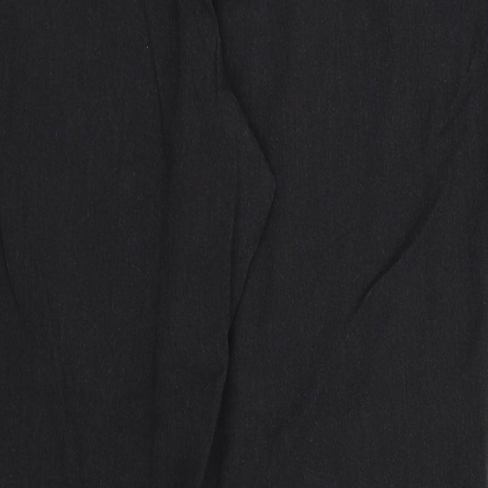 Marks & Spencer Womens Black Trousers Size 14 L25 in