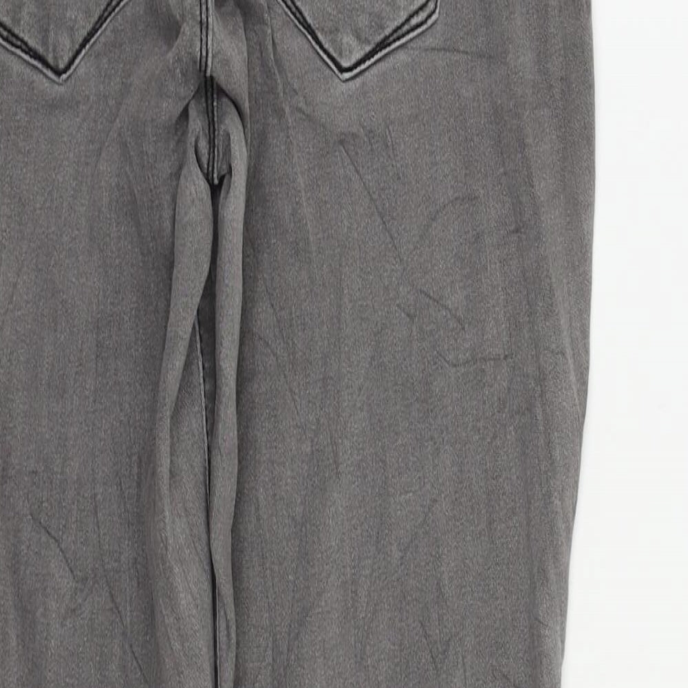 Jaqueline deYong Womens Grey Skinny Jeans Size 30 in L28 in