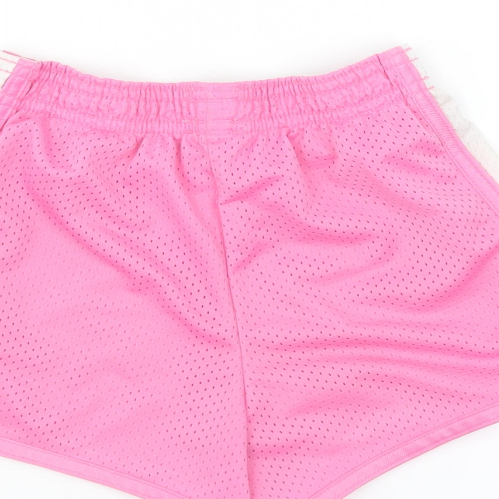 Justice Girls Pink Sweat Shorts Size 8 Years