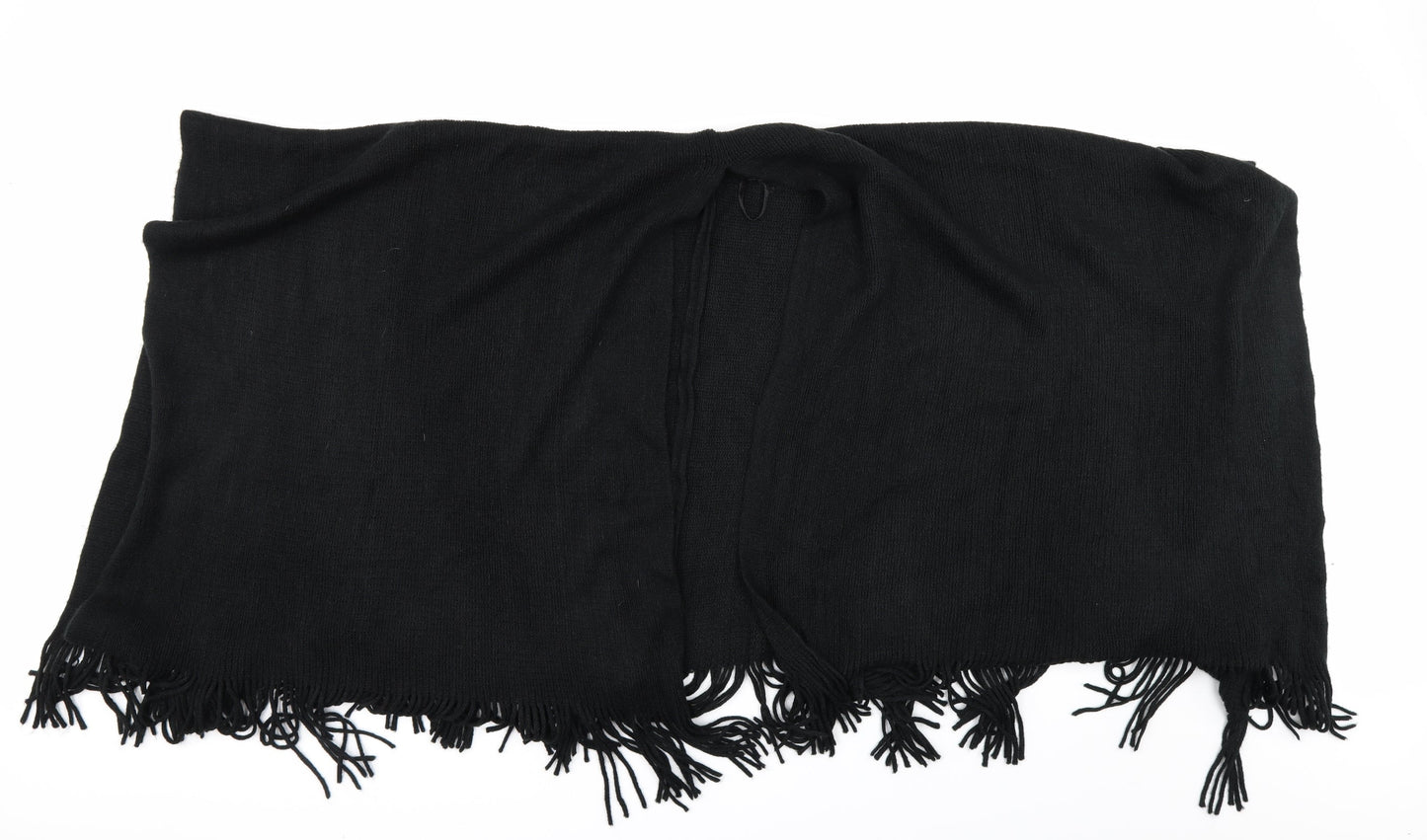 Preworn Womens Black Shawl/Wrap